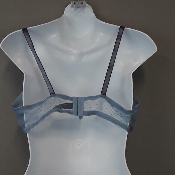 Smart& Sexy Purple Black Lace Padded Underwire Bra - Picture 4 of 8